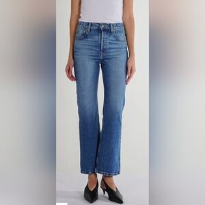 Fidelity ROCKAWAY Cropped Dark Wash Jean